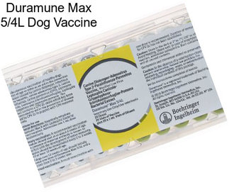 Duramune Max 5/4L Dog Vaccine