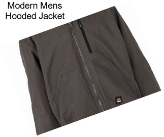 Modern Mens Hooded Jacket