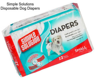 Simple Solutions Disposable Dog Diapers