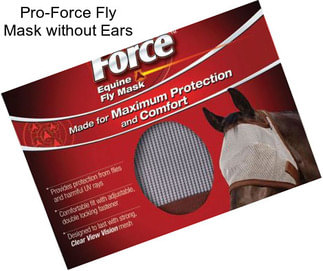 Pro-Force Fly Mask without Ears