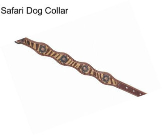 Safari Dog Collar