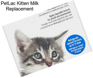 PetLac Kitten Milk Replacement