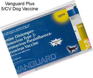 Vanguard Plus 5/CV Dog Vaccine