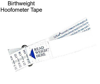 Birthweight Hoofometer Tape