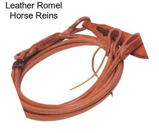 Leather Romel Horse Reins