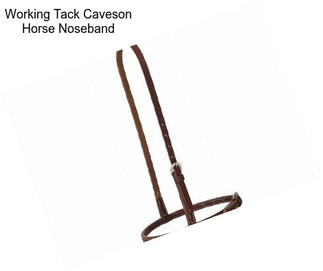 Working Tack Caveson Horse Noseband