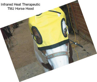 Infrared Heat Therapeutic TMJ Horse Hood
