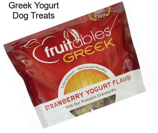 Greek Yogurt Dog Treats