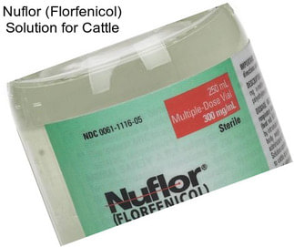 Nuflor (Florfenicol) Solution for Cattle