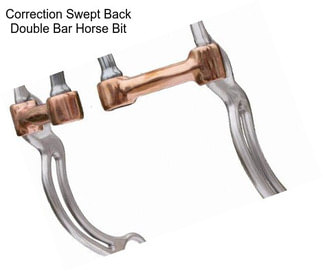 Correction Swept Back Double Bar Horse Bit