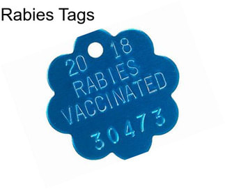 Rabies Tags