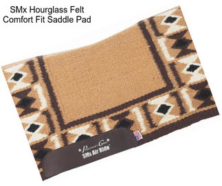 SMx Hourglass Felt Comfort Fit Saddle Pad