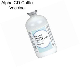 Alpha CD Cattle Vaccine