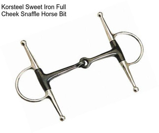 Korsteel Sweet Iron Full Cheek Snaffle Horse Bit