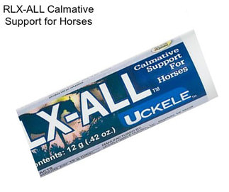 RLX-ALL Calmative Support for Horses