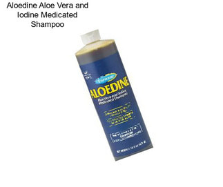 Aloedine Aloe Vera and Iodine Medicated Shampoo
