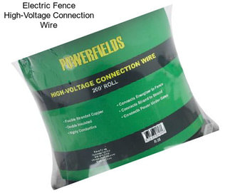 Electric Fence High-Voltage Connection Wire