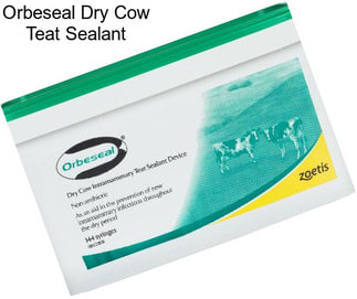 Orbeseal Dry Cow Teat Sealant