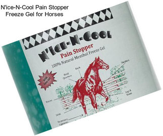 N\'ice-N-Cool Pain Stopper Freeze Gel for Horses