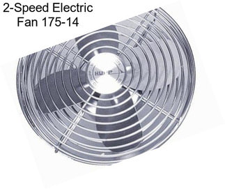 2-Speed Electric Fan 175-14