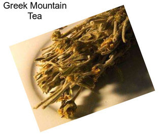 Greek Mountain Tea