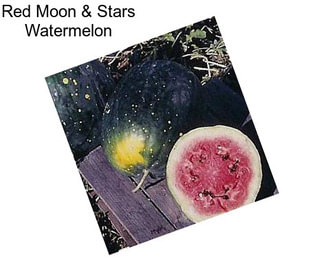 Red Moon & Stars Watermelon