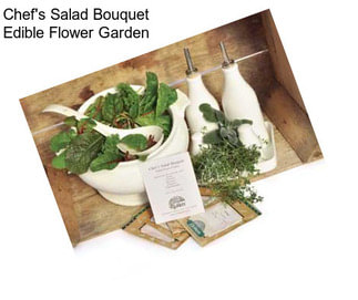 Chef\'s Salad Bouquet Edible Flower Garden