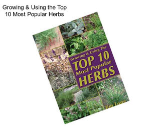 Growing & Using the Top 10 Most Popular Herbs