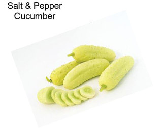 Salt & Pepper Cucumber