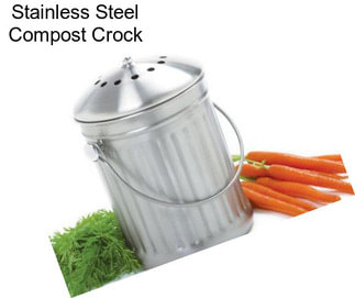 Stainless Steel Compost Crock