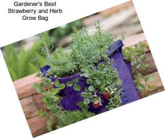 Gardener\'s Best Strawberry and Herb Grow Bag