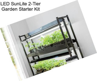 LED SunLite 2-Tier Garden Starter Kit