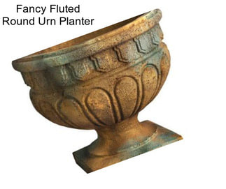 Fancy Fluted Round Urn Planter