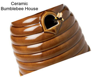 Ceramic Bumblebee House