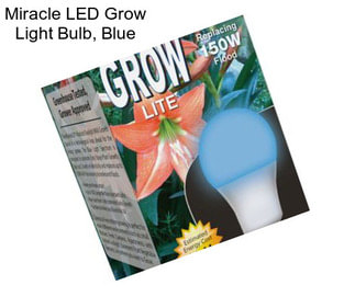 Miracle LED Grow Light Bulb, Blue