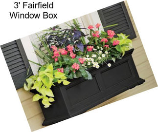 3\' Fairfield Window Box