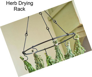 Herb Drying Rack