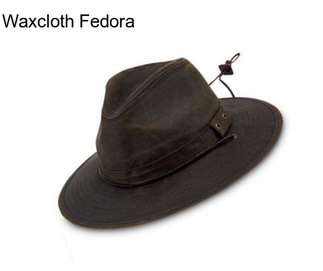 Waxcloth Fedora