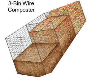 3-Bin Wire Composter