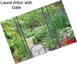 Laurel Arbor with Gate