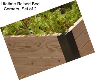 Lifetime Raised Bed Corners, Set of 2