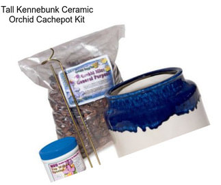 Tall Kennebunk Ceramic Orchid Cachepot Kit