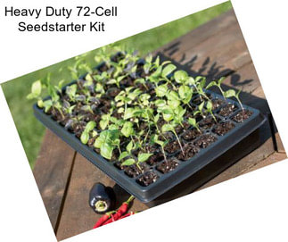 Heavy Duty 72-Cell Seedstarter Kit