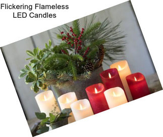Flickering Flameless LED Candles