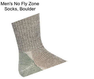 Men\'s No Fly Zone Socks, Boulder