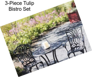 3-Piece Tulip Bistro Set