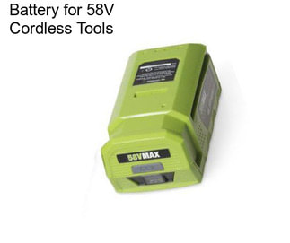 Battery for 58V Cordless Tools