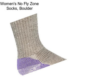 Women\'s No Fly Zone Socks, Boulder