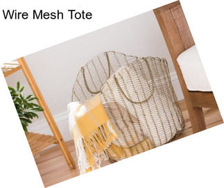 Wire Mesh Tote