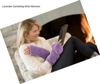 Lavender Comforting Wrist Warmers